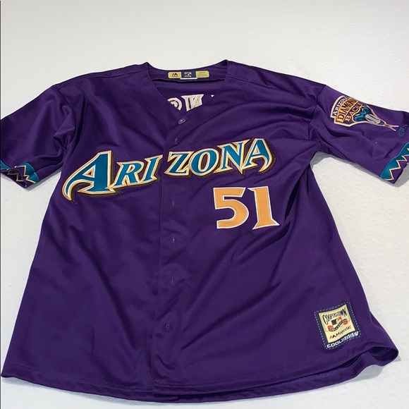 randy johnson purple jersey